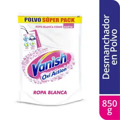 VANISH - Quitamanchas en Polvo Ropa Blanca Doypack 850 g