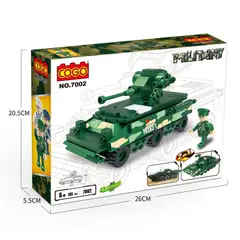 COGO - Bloques Tanque Militar Mediano 185 Pzs