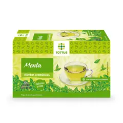 TOTTUS - Infusión de menta 20 unidades