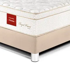 undefined - Dormitorio Royal Prince Queen Champagne + 2 Almohadas Viscoelásticas + Protector