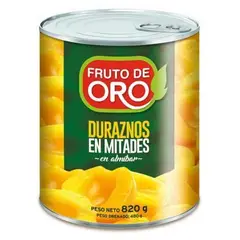 undefined - Durazno Fruto de Oro en Mitades Lata 820 g