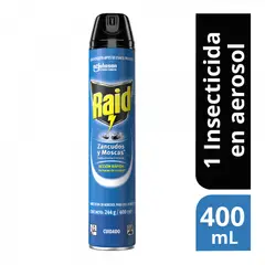 RAID - Insecticida en Spray Elimina Voladores Envase 400 mL