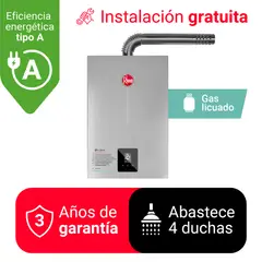 RHEEM - Terma a Gas 21 Tf Glp Prestige