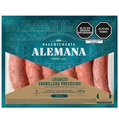 SALCHICHERIA ALEMANA - Chorizo Parrillero Precocido 500 g