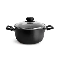 RECORD - Olla Antiadherente Grisantia Viva Plus Tapa de Vidrio Nro18