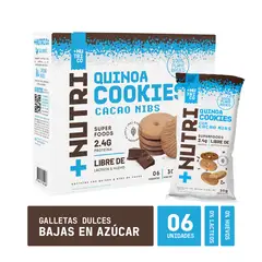 NUTRI CO - Galletas Quinua y Nibs de Cacao Caja 6 Und