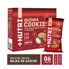 NUTRI CO - Galletas Quinua y Manzana Caja 6 Und