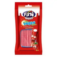 FINI - Regaliz Ácido Fresa Bolsa 80 g