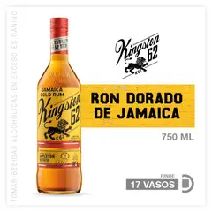KINGSTON 62 - Ron Gold Botella 750 mL