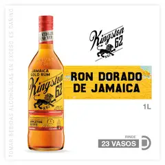 KINGSTON 62 - Ron Gold Botella 1 L