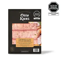 OTTO KUNZ - Chorizo a las Finas Hierbas Empaque 400 g