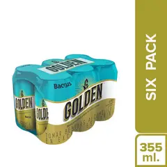 GOLDEN - Cerveza Sixpack Lata 355 mL