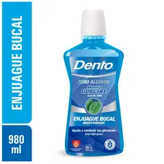 Dento - Enjuague Bucal Menta Glacial Botella 980 mL