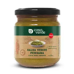 CASA VERDE - Salsa Verde Peruana Frasco 190 g