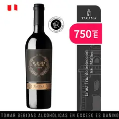 TACAMA - Vino Selección Especial Malbec Botella 750 mL
