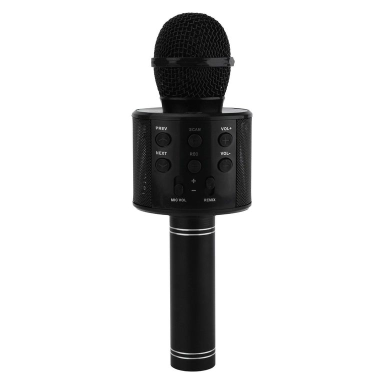 Micrófono Karaoke Bluetooth Negro