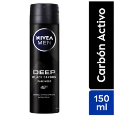 NIVEA - Desodorante en Spray Men Deep Dark Wood Envase 150 mL