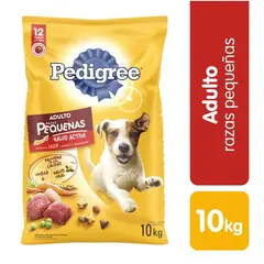 PEDIGREE - Alimento Seco Perros Adultos Pequeños Bolsa 10 Kg