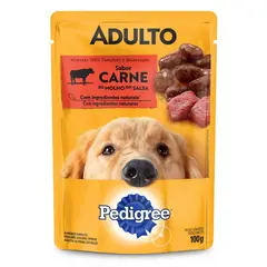 PEDIGREE - Alimento Húmedo Perros Adultos Carne Doypack 100 g