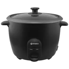 IMACO - OLLA ARROCERA NEGRA 1.8L