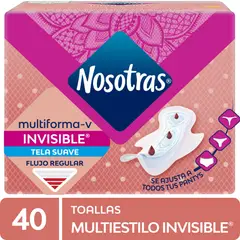 NOSOTRAS - Toallas Higiénicas Invisible Multiestilo Empaque 40 Und