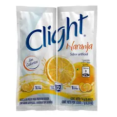 CLIGHT - Bebida En Polvo Naranja Caja 15 Bolsas 14 g