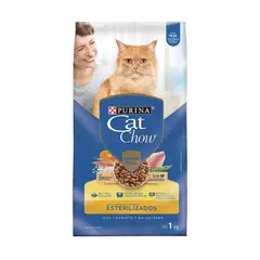 CAT CHOW - Alimento Seco Gato Esterilizado +6M Bolsa x 1Kg