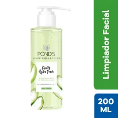 PONDS - Gel Limpiador Facial Fruity Hydra Fresh Aloe Botella 200 mL