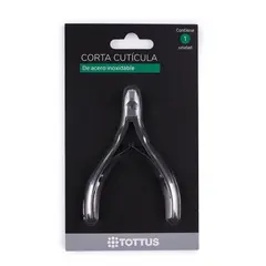 TOTTUS - Corta Cutícula Acero 1 Und