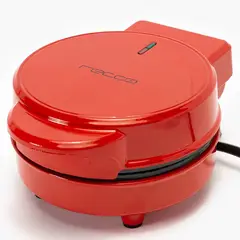 RECCO - MIni Wafflera Redonda 800 W Roja RCE-WAFFLE100R
