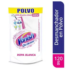 VANISH - Quitamanchas en Polvo Ropa Blanca Doypack 120 g
