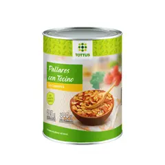 TOTTUS - Pallar con Tocino Lata 425 g