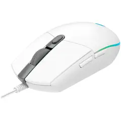 LOGITECH - MOUSE G203 RGB WHITE