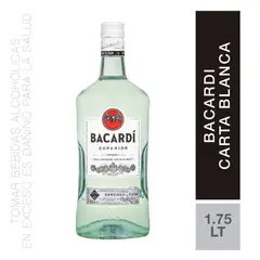 BACARDI - Ron Carta Blanca Botella 1.75 L