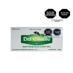 BIOTEC - Mantequillo Del Establo Con Sal Empaque 250 g