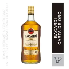 BACARDI - Ron Bacardí Carta Oro Botella 1.75 L