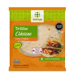 TOTTUS - Tortillas Trigo Bolsa 8 Und