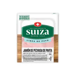 SUIZA - Jamón de pavita 180 g
