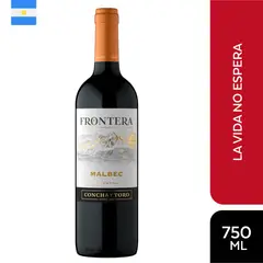 FRONTERA - Vino Malbec Botella 750 mL