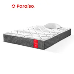 PARAISO - Colchón Su Majestad 1 Plaza + Almohada + Protector
