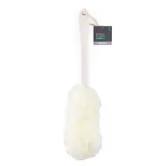 TOTTUS - Esponja de Baño con Mango Beige