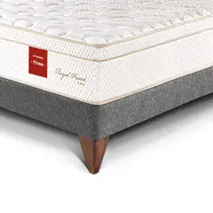 undefined - Cama Royal Prince Europea 1.5 Plazas Acero + Almohada Viscoelástica + Protector