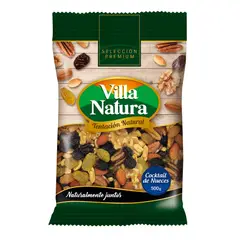 VILLA NATURA - Snack Cocktail de Nueces Bolsa 500 g