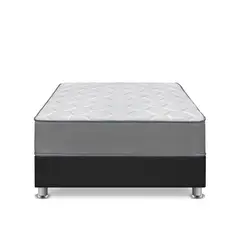 FORLI - Cama Americana Polaris 1 Plaza + 01 Almohada + 01 Protector