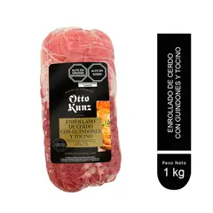 OTTO KUNZ - Enrollado de Cerdo con Guindones y Tocino Empaque 1 Kg