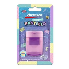 ARTESCO - Tajador Pastello Doble De Metal Con Depósito