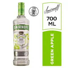 SMIRNOFF - Vodka Green Apple Botella 700 mL