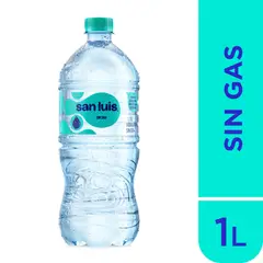 SAN LUIS - Agua Sin Gas Botella 1 L