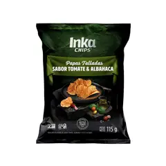 INKA CHIPS - Papas Ondas Tomate Albahaca Bolsa 115 g