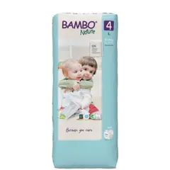 BAMBO NATURE - Pañales Talla 4 L Empaque 48 Und